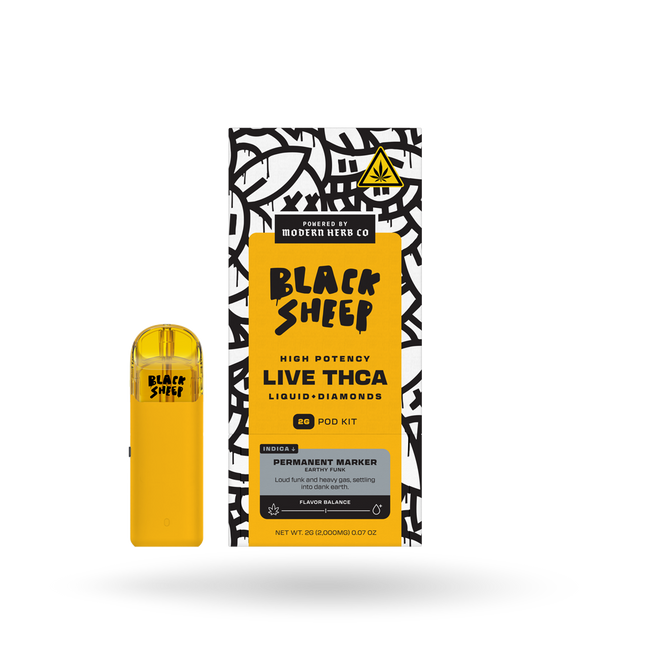 Liquid Diamonds Pod Kit: Permanent Marker (Indica) 2g