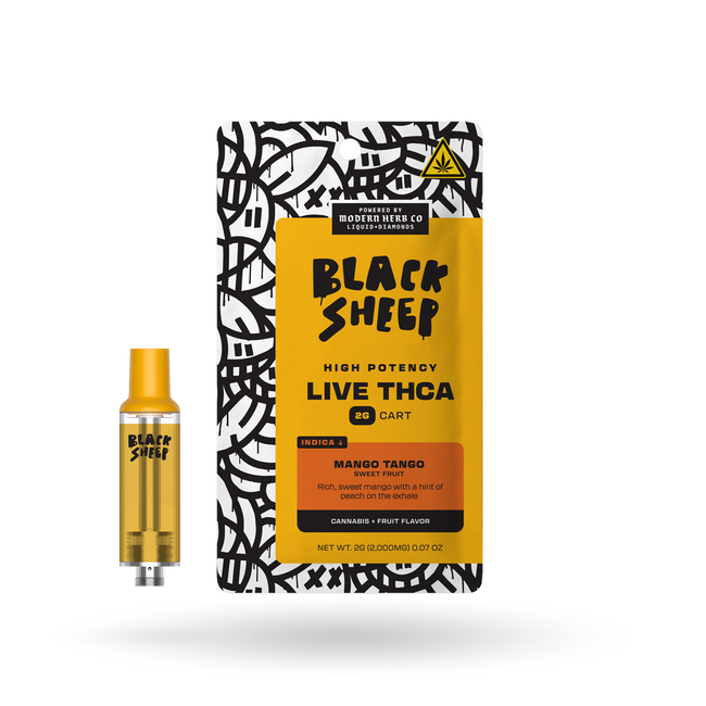 Liquid Diamonds Vape Cartridge: Mango Tango (Indica), 2g