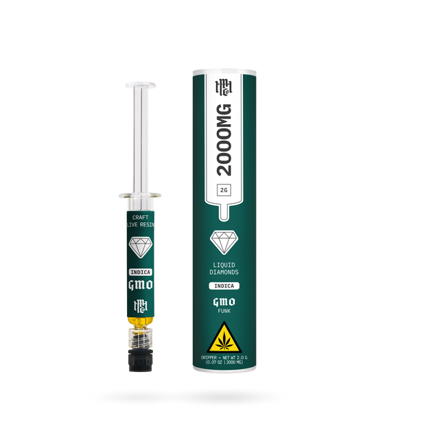 The Hemp Collect THCa Dripper Live Resin Liquid Diamonds: GMO (Indica) 2g