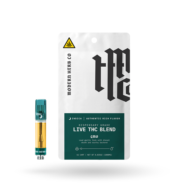 The Hemp Collect Live THC Vape Cartridge: GMO (Indica) 1g