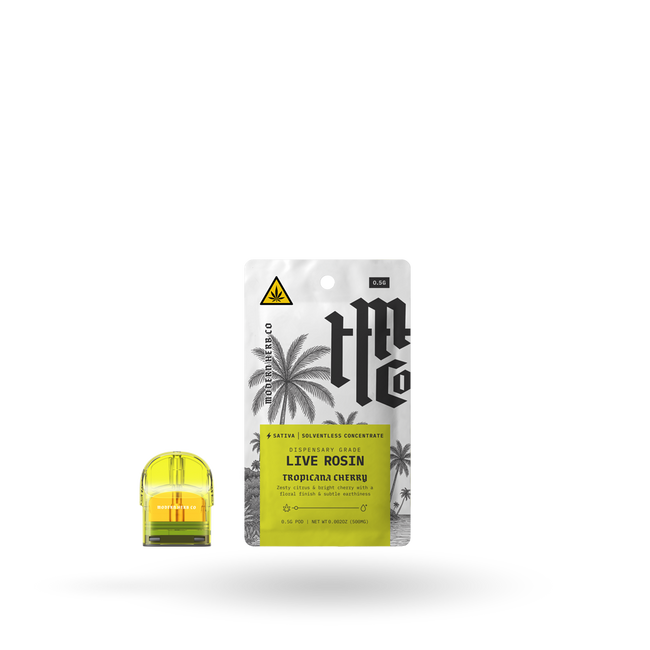 The Hemp Collect THCa Rosin Pod: Tropicana Cherry (Sativa) 0.5g