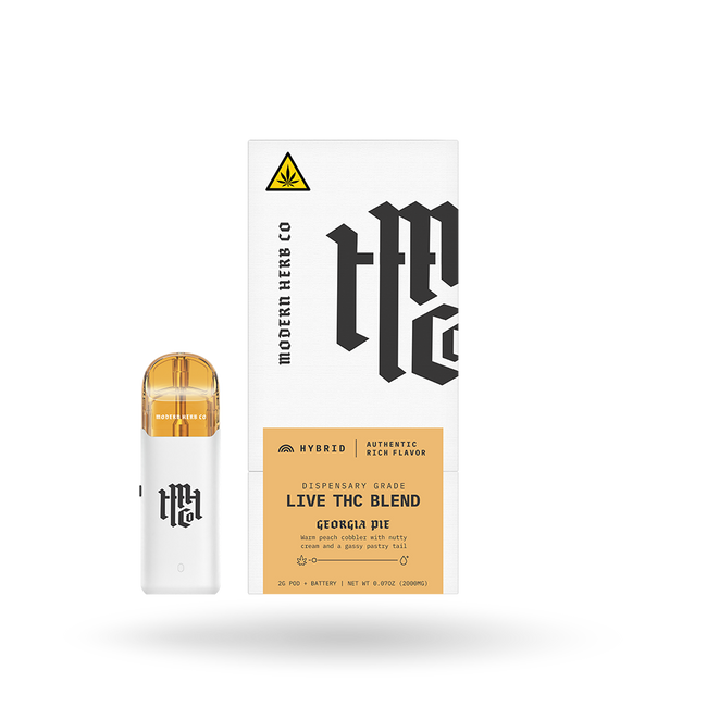 The Hemp Collect Live THC Pod Starter Kit: Georgia Pie (Hybrid) 2g