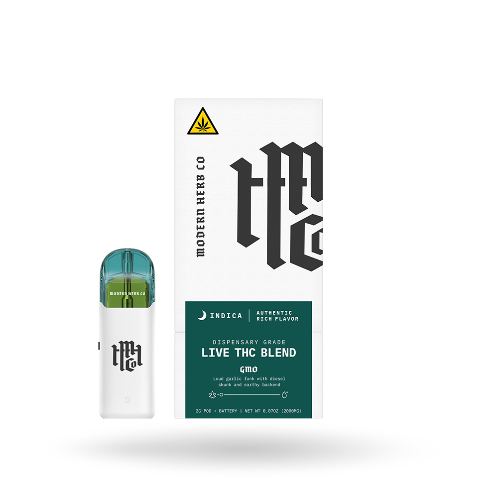 The Hemp Collect Live THC Pod Starter Kit: GMO (Indica) 2g
