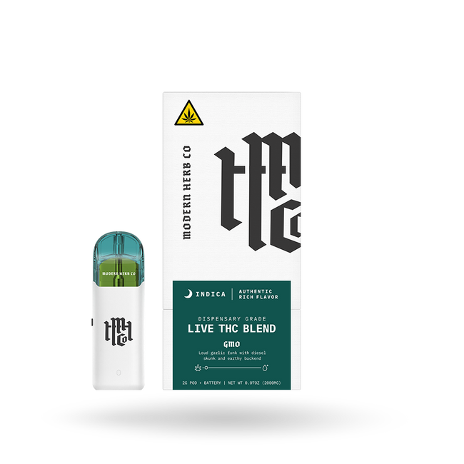 The Hemp Collect Live THC Pod Starter Kit: GMO (Indica) 2g