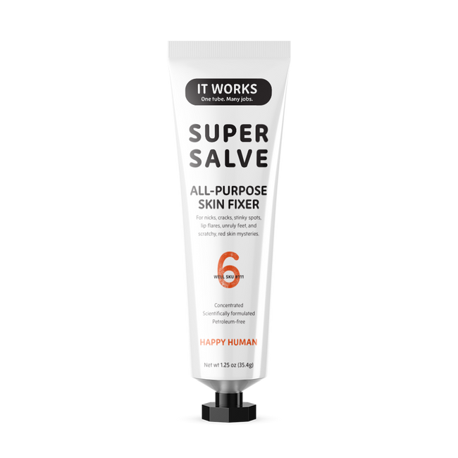 Happy Human Super Salve: All-Purpose Skin Fixer, 1.25oz Best Sales Price - Topicals