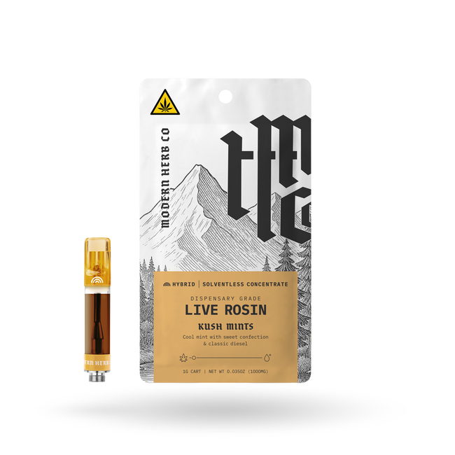 THCa Rosin Vape Cartridge: Kush Mints (Hybrid), 1g Best Sales Price - Vape Cartridges