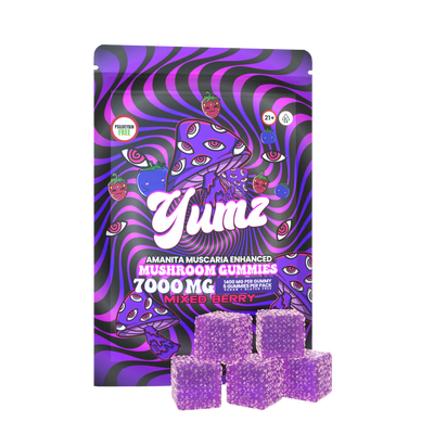 YUMZ - Mixed Berry ( Amanita Muscaria Mushroom Gummies ) Best Sales Price - Gummies