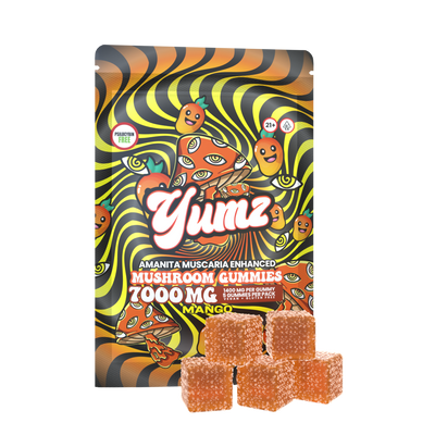 YUMZ - Mango ( Amanita Muscaria Mushroom Gummies ) Best Sales Price - Gummies