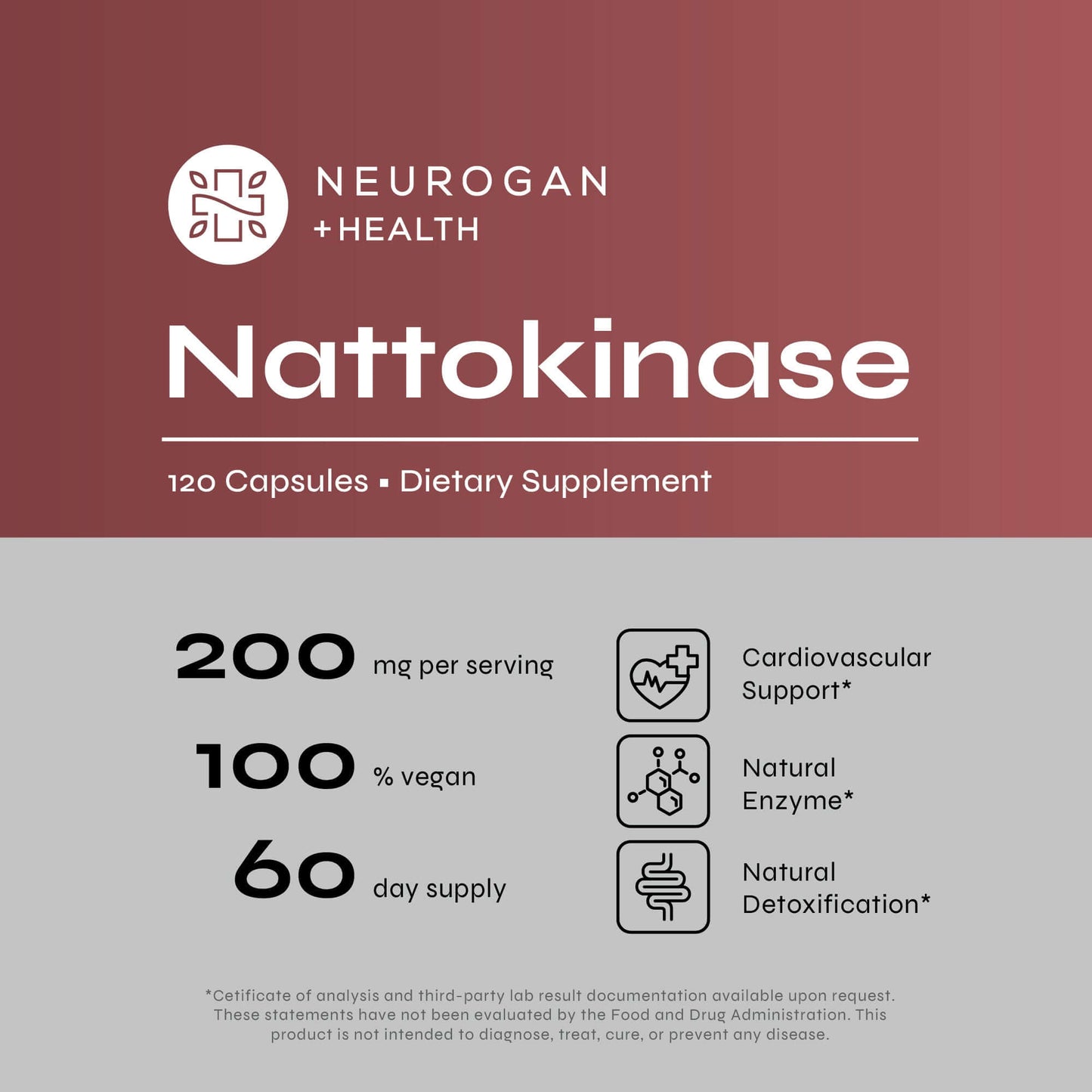 Neurogan Health Nattokinase Capsules