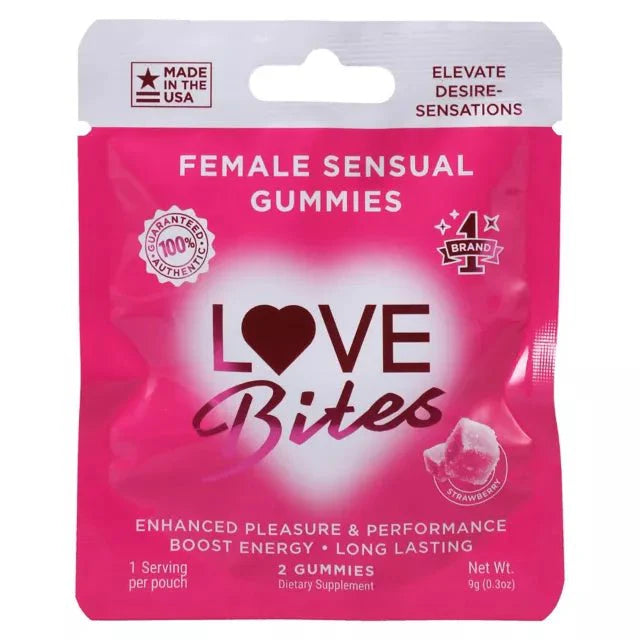 Love Bites Female Sensual Enhancement Gummies - 2 Count