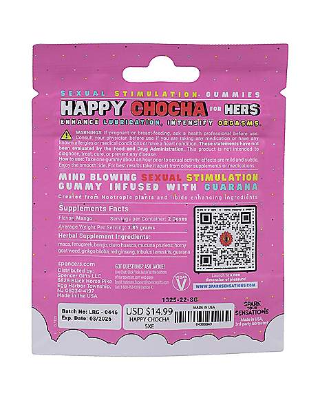Happy Chocha Sexual Stimulation Gummies – For Her