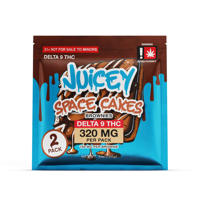 Juicey Space Cakes Delta 9 Brownie (320mg)