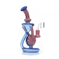 Phoenix Star Recycler Dab Rig with Insert Perc & American Northstar Glass Rod Best Sales Price - Bongs