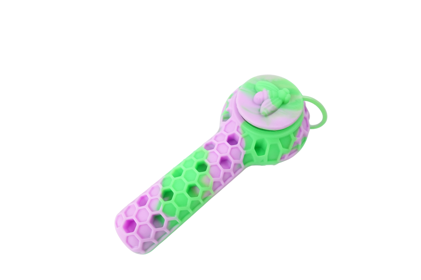 Cloud 8 Silicone 2 in 1 Honey Bee Hand Pipe & Vapor Straw
