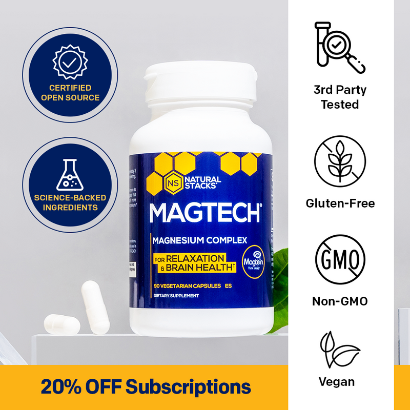 MagTech® Magnesium (90ct) Best Sales Price - CBD