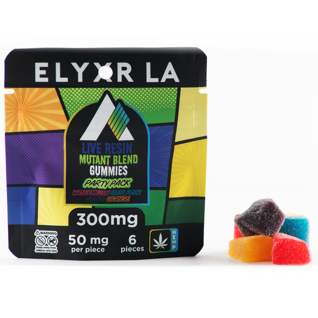 Elyxr Mutant Blend Gummies (THC-H, THC-B, & THC-P) 300mg 6 Pack Best Sales Price - Gummies