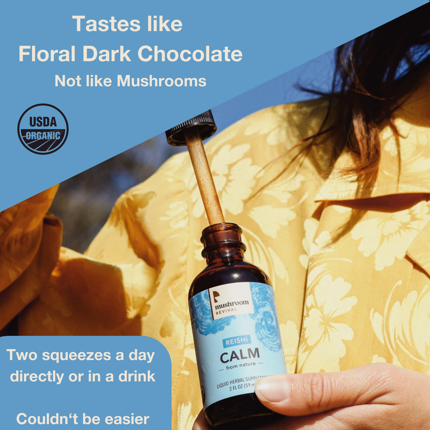 Mushroom Revival Calm Reishi Tincture Best Sales Price - Tincture Oil