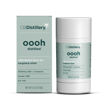 CBDistillery 1000mg Isolate CBD Relief Stick Targeted Relief