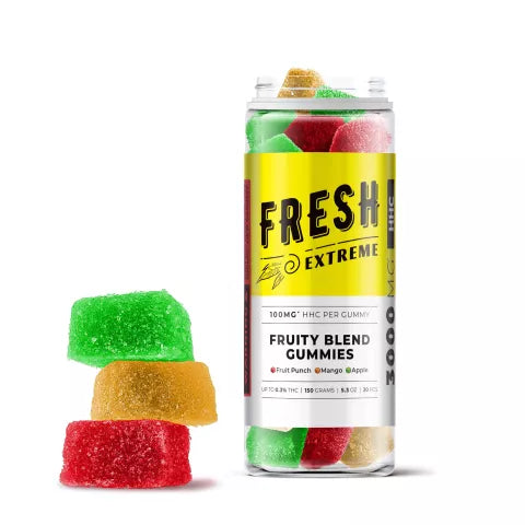 100mg HHC Cube Gummies - Fruity Blend - Fresh Best Sales Price - Gummies