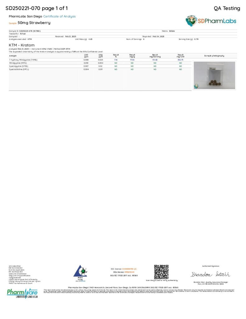 7Stax Premium 7-OH Kratom Alkaloid Tablets (750mg – 15 Count)