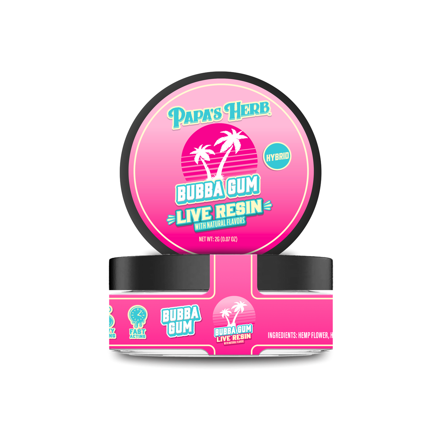 Papa's Herb 2G DABS BUBBA GUM INDICA