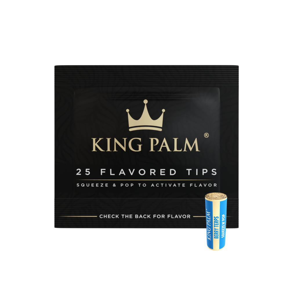 King Palm 25 Flavored Filters – Berry Terps (10mm)