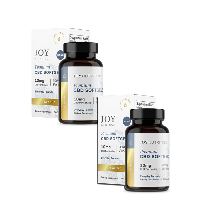 Joy Organics 10 mg CBD Softgels Value Pack