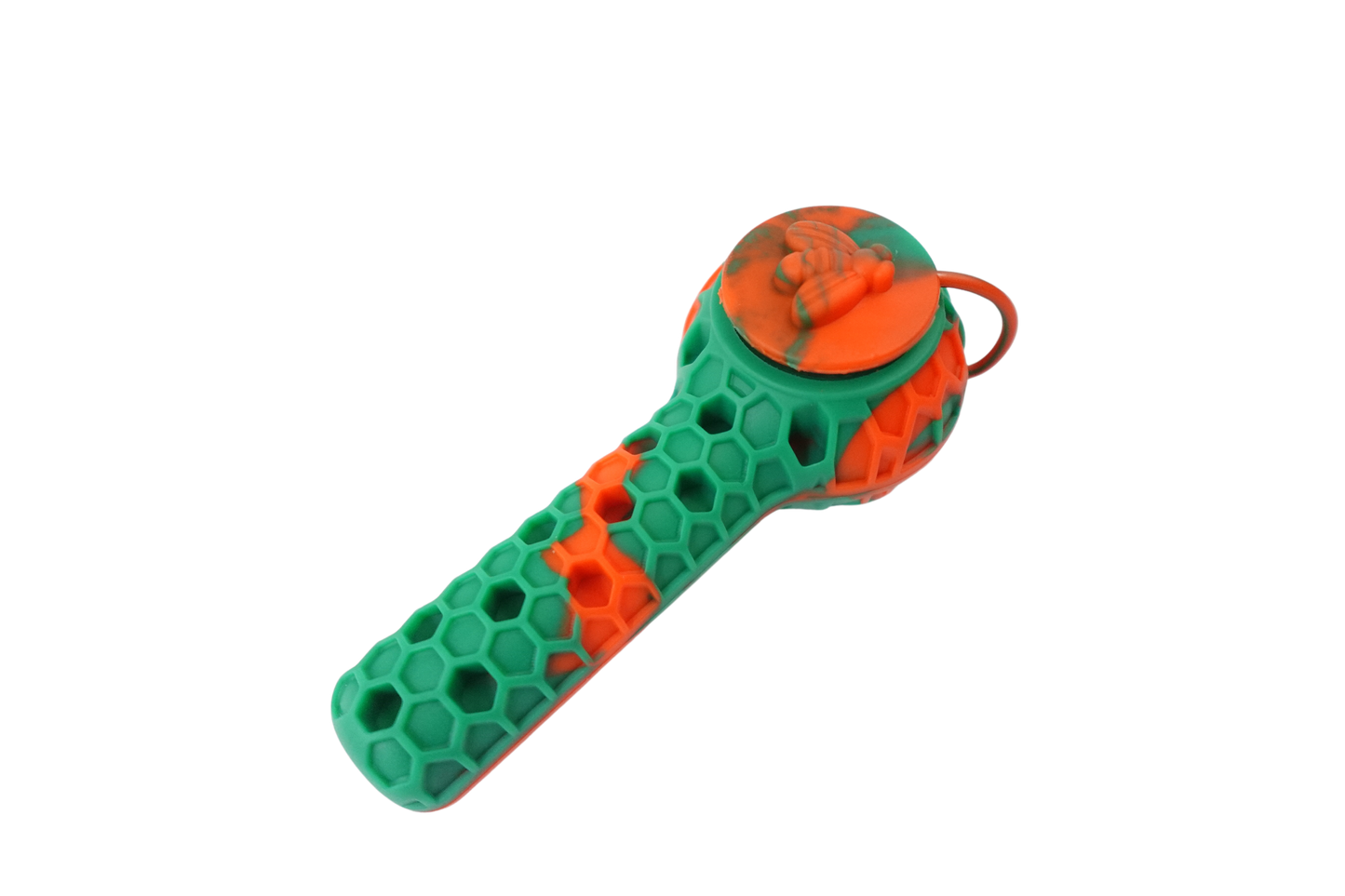 Cloud 8 Silicone 2 in 1 Honey Bee Hand Pipe & Vapor Straw