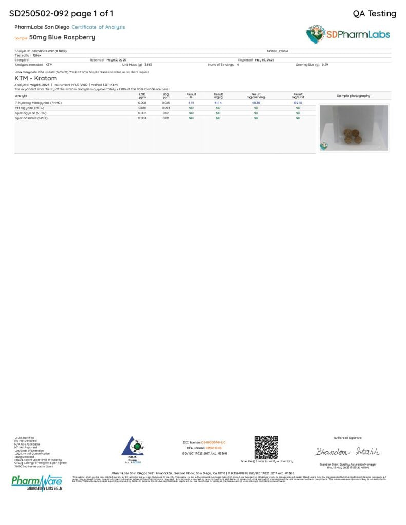 7Stax Premium 7-OH Kratom Alkaloid Tablets (50mg – 1 Count)