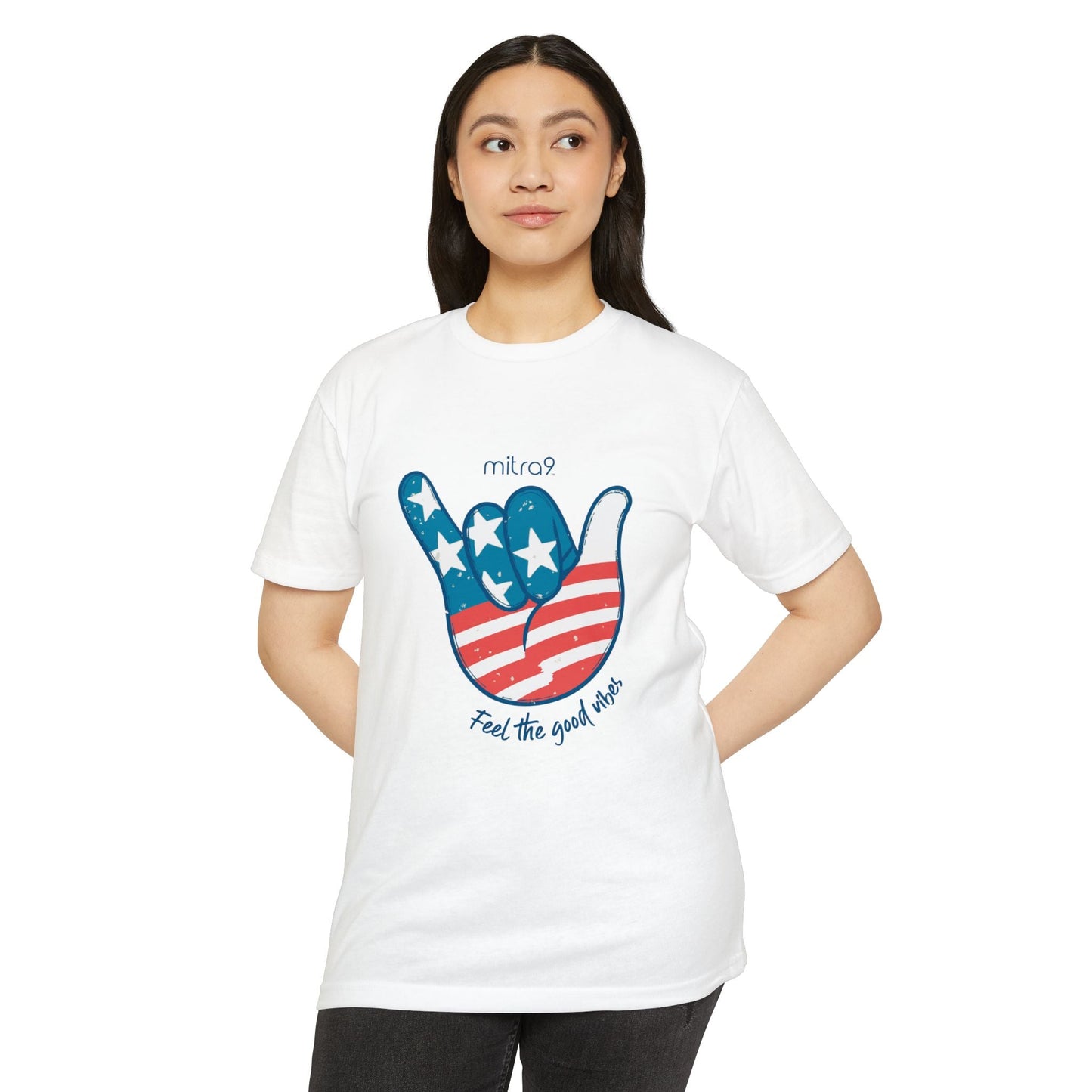Mitra9 Live Free Patriotic - Red, White & Chill 2025 Edition Graphic Tee