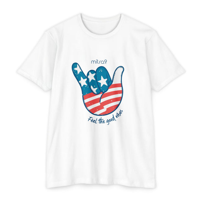 Mitra9 Live Free Patriotic - Red, White & Chill 2025 Edition Graphic Tee