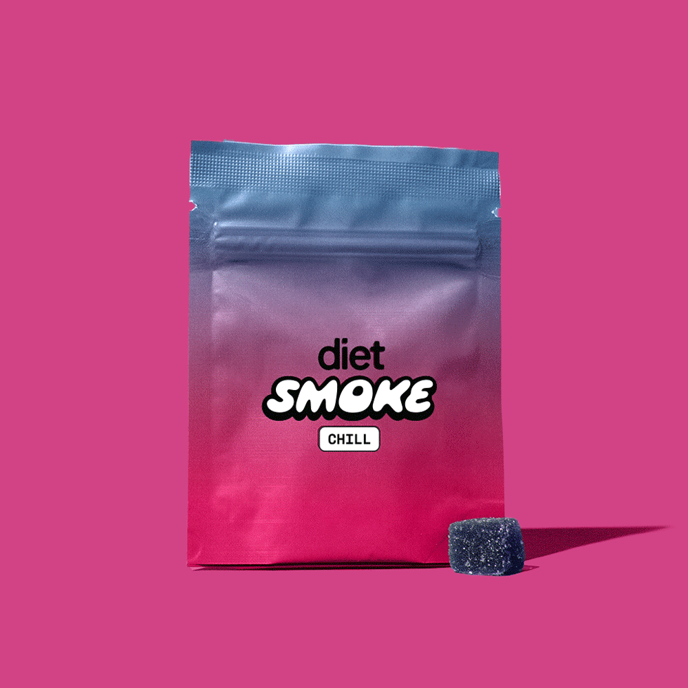 Diet Smoke Blue Raspberry Gummies