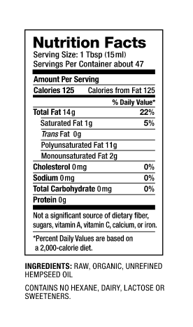 Nutiva Organic Hempseed Oil Cold Pressed - 8 OZ Best Sales Price - CBD