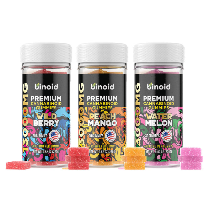 Binoid CBD 13,000mg Gummies (Good Luck) – Bundle