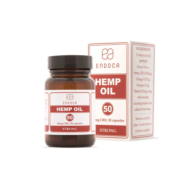 Endoca CBD Capsules 50mg CBD (Strong)
