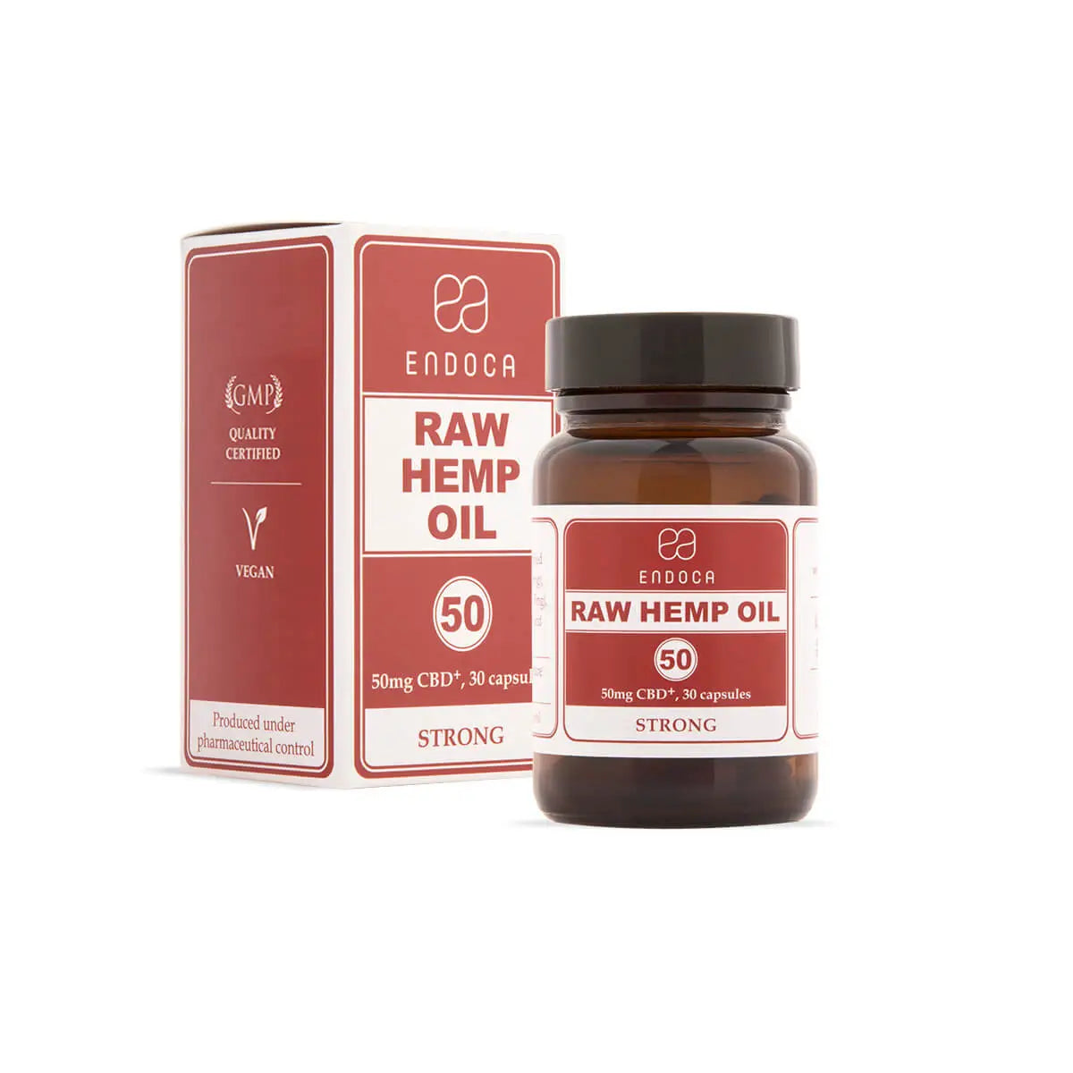 Endoca CBD Capsules (Raw 1500mg CBD+CBDa)