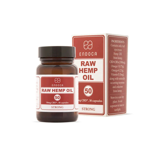 Endoca CBD Capsules (Raw 1500mg CBD+CBDa)
