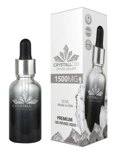 RA Royal CBD | CBD Crystall Isolate Oil Tincture 250mg - 1500mg Best Sales Price - Tincture Oil