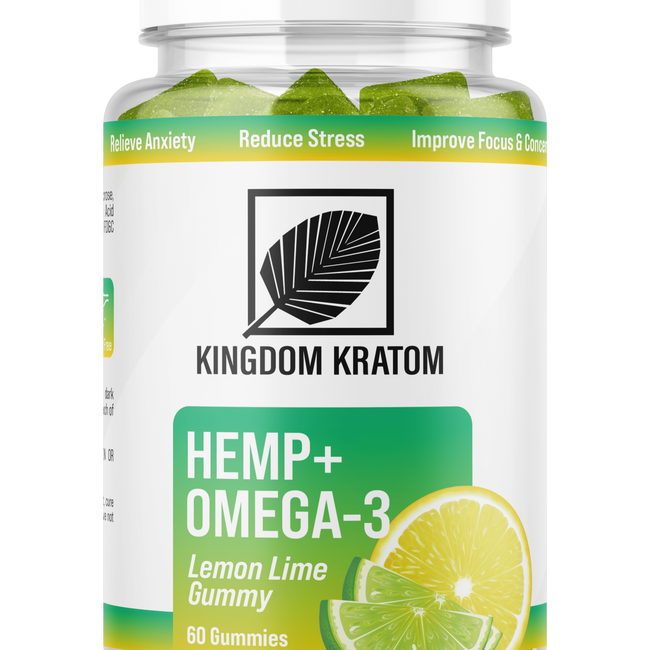 Kingdom Kratom Hemp & Omega-3 Gummies