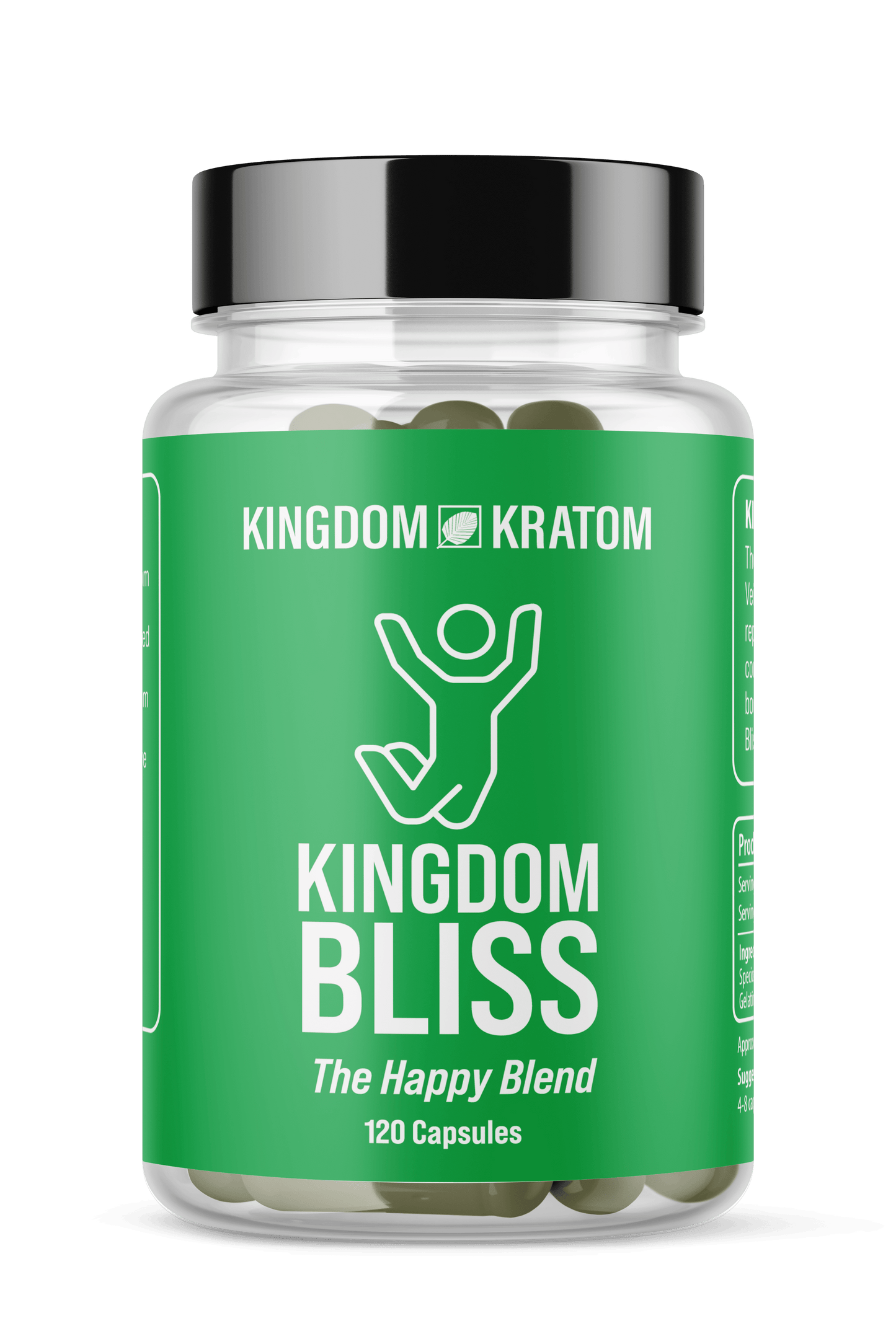 Kingdom Kratom Bliss Green Blend Capsules