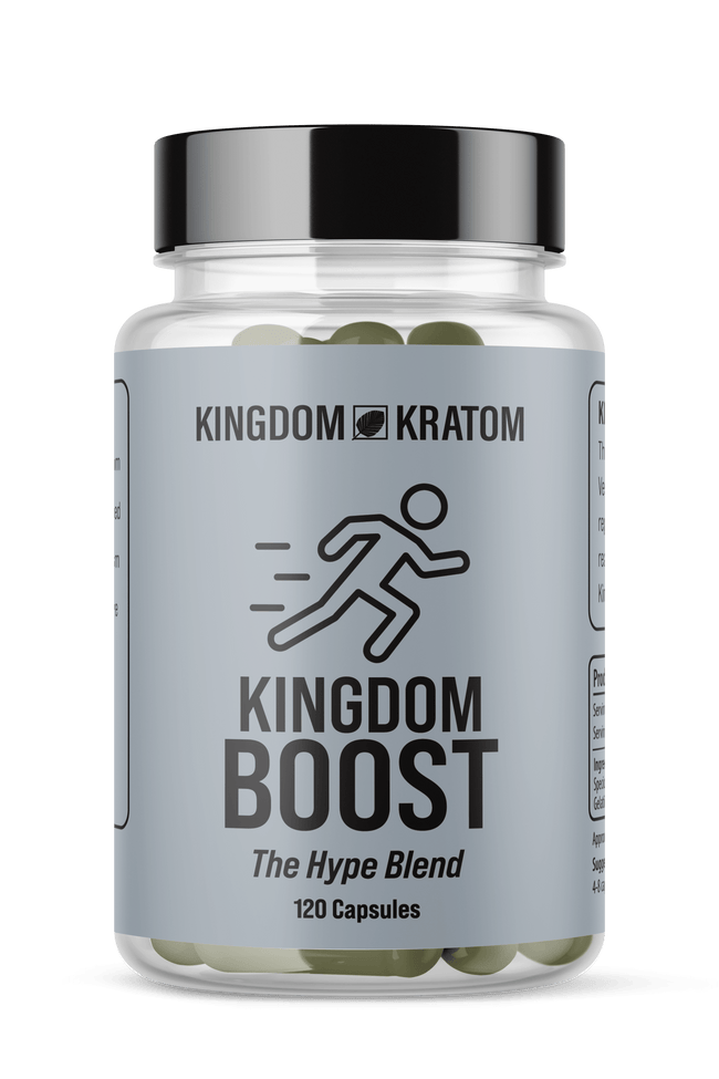Kingdom Kratom Boost White Blend Capsules