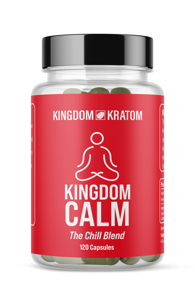 Kingdom Kratom Calm Red Blend Capsules