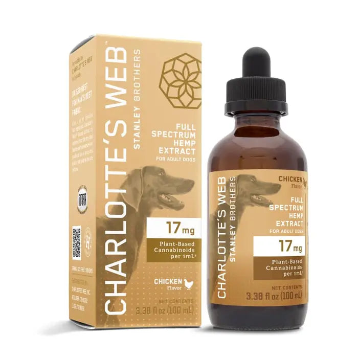 Full Spectrum Hemp Extract Drops with 17MG CBD For Dogs | Charlotte's Web Best Sales Price - Tincture Oil