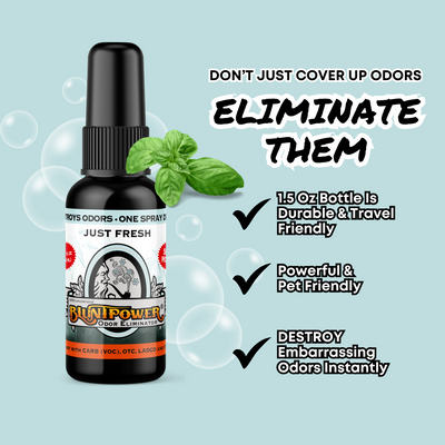 Just Fresh Odor Eliminator Spray Best Sales Price - Smoke Odor Eliminators