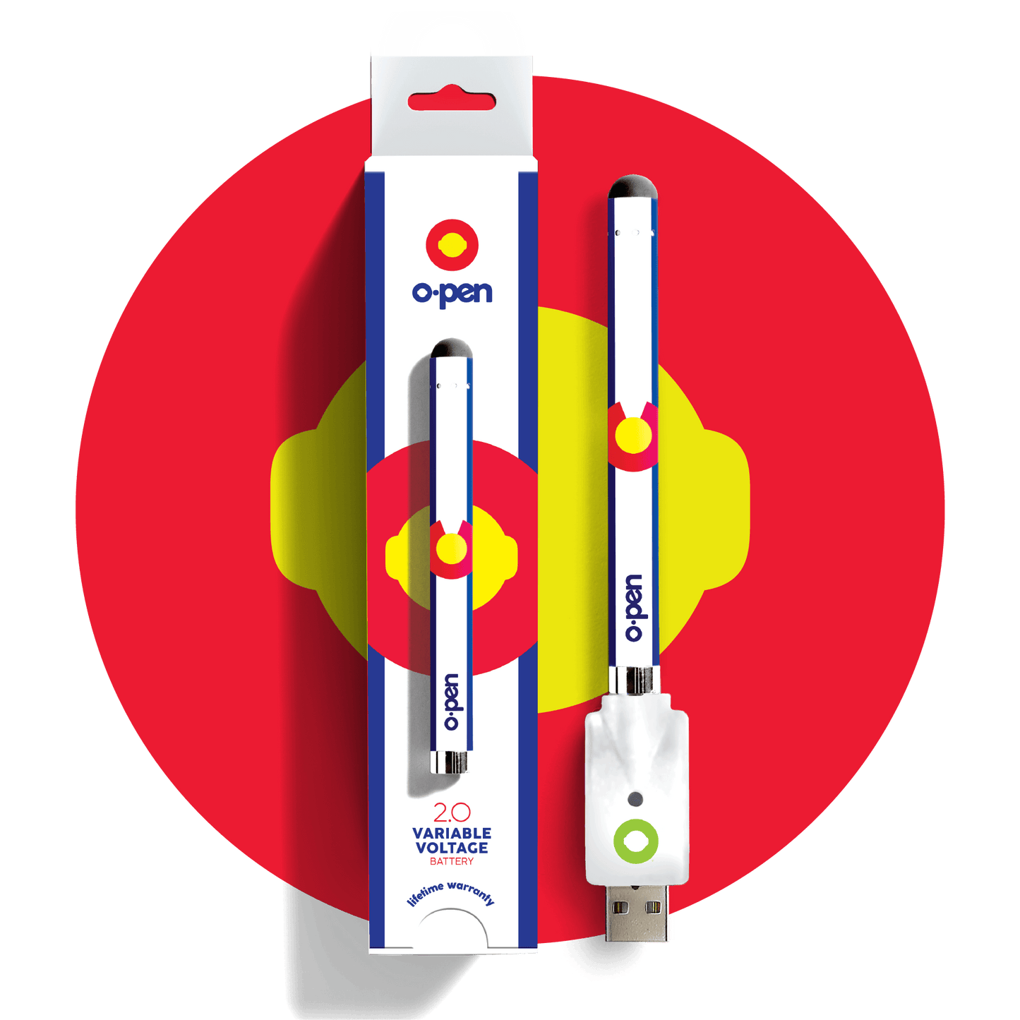 O.pen 2.0 Variable Voltage Vape510-Battery Best Sales Price - Accessories