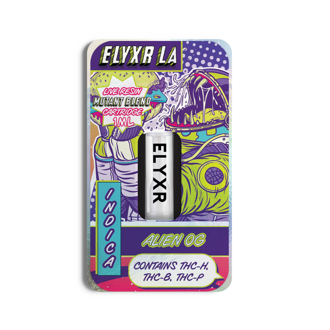 Elyxr Live Resin Mutant Blend (THC-H, THC-B, & THC-P) Cartridge 1 Gram (1000mg) Best Sales Price - Vape Cartridges