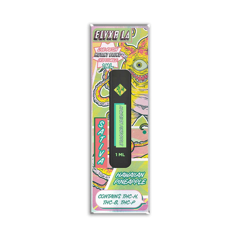 Elyxr Live Resin Mutant Blend (THC-H, THC-B, & THC-P) Disposable 1 Gram (1000mg) Best Sales Price - Vape Pens