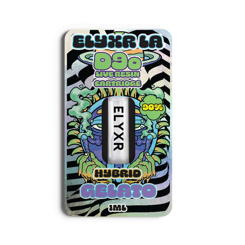 Elyxr D9o Live Resin 90% Cartridge 1 Gram (1000mg) Best Sales Price - Vape Cartridges