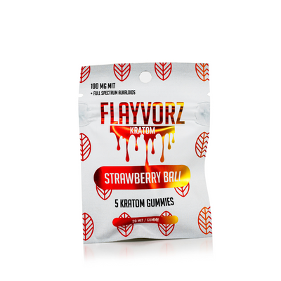 Flayvorz Strawberry Bali Kratom Gummies Best Sales Price - Gummies