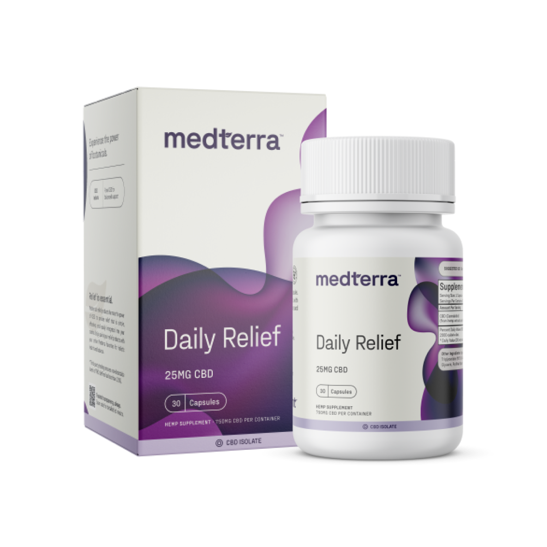 Medterra Daily Relief CBD Isolate Capsules